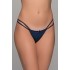 Micro G-string Ιριδίζουσα Λύκρα - Μπλε (006917-Μπλε)