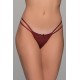 Micro G-string Ιριδίζουσα Λύκρα - Μπορντό (006917-Μπορντό) Micro G-string Ιριδίζουσα Λύκρα - Μπορντό (006917-Μπορντό)