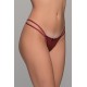 Micro G-string Ιριδίζουσα Λύκρα - Μπορντό (006917-Μπορντό) Micro G-string Ιριδίζουσα Λύκρα - Μπορντό (006917-Μπορντό)