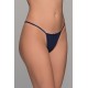 Micro G-string  Ύφασμα Ριπ - Μπλε (006919-Μπλε)