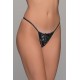 Micro G-string Τούλι και Βελούδο - Μαύρο-ασημί (006922-Μαύρο-ασημί) Micro G-string Τούλι και Βελούδο - Μαύρο-ασημί (006922-Μαύρο-ασημί)