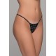 Micro G-string Τούλι και Βελούδο - Μαύρο-ασημί (006925-Μαύρο-ασημί) Micro G-string Τούλι και Βελούδο - Μαύρο-ασημί (006925-Μαύρο-ασημί)