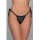 Δαντελένιο G-string Δετό - Μαύρο (006928-Μαύρο) Δαντελένιο G-string Δετό - Μαύρο (006928-Μαύρο)
