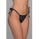 Δαντελένιο G-string Δετό - Μαύρο (006928-Μαύρο) Δαντελένιο G-string Δετό - Μαύρο (006928-Μαύρο)