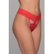 G-string Δαντέλα - Κόκκινο (006936-Κόκκινο)