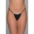 Micro G-string Σατέν Ζακάρ- Μαύρο (006942-Μαύρο)