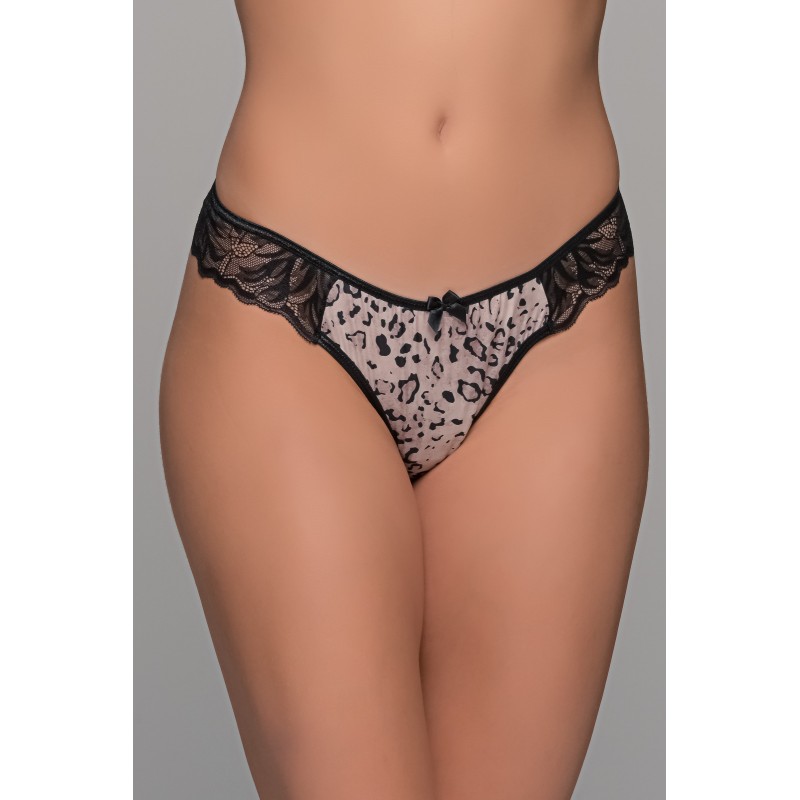 G-string Σατέν - Animal print (006946-Animal print) G-string Σατέν - Animal print (006946-Animal print)