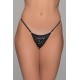 Micro G-string Τούλι και Βελούδο - Μαύρο-ασημί (006947-Μαύρο-ασημί) Micro G-string Τούλι και Βελούδο - Μαύρο-ασημί (006947-Μαύρο-ασημί)