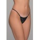 Micro G-string Τούλι και Βελούδο - Μαύρο-ασημί (006947-Μαύρο-ασημί) Micro G-string Τούλι και Βελούδο - Μαύρο-ασημί (006947-Μαύρο-ασημί)
