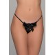Micro G-string Σατέν με Γουνάκι - Μαύρο (006948-Μαύρο) Micro G-string Σατέν με Γουνάκι - Μαύρο (006948-Μαύρο)