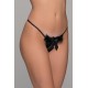 Micro G-string Σατέν με Γουνάκι - Μαύρο (006948-Μαύρο) Micro G-string Σατέν με Γουνάκι - Μαύρο (006948-Μαύρο)