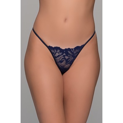 Δαντελένιο Micro G-string - Μπλε (006951-Μπλε)