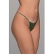 Σλιπ Micro G-String Σατέν Ζακάρ – Λαδί (006861-Λαδί)