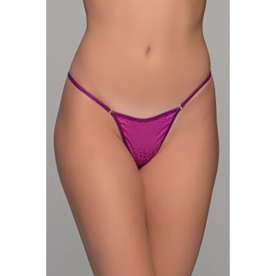 Σλιπ Micro G-String Σατέν Ζακάρ – Magenta (006861-Magenta)