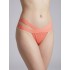 G-string Γυαλιστερή Λύκρα με Φαρδιά Λάστιχα - Κοραλί (006965-Κοραλί)