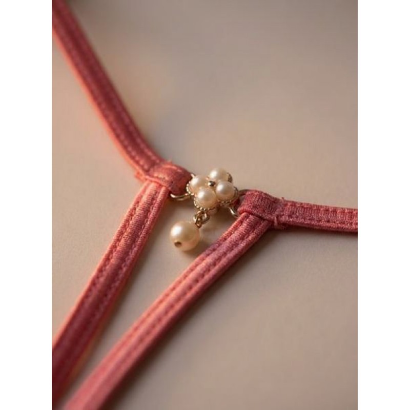 Δαντελένιο Micro G-string - Καρπουζί (006971-Καρπουζί)