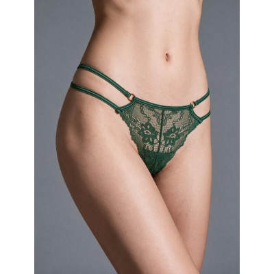 Δαντελένιο G-String - Πράσινο (006990-Πράσινο)