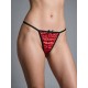 Σατέν Micro G-string - Φίδι (006994-Κόκκινο-μαύρο) Σατέν Micro G-string - Φίδι (006994-Κόκκινο-μαύρο)