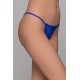 Tanga String Δαντέλα - Μπλε ρουά (007639-Μπλε ρουά)