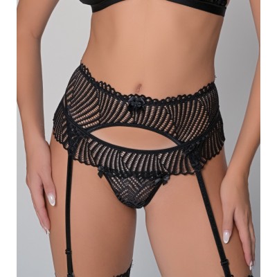 Δαντελένιο String – Μαύρο (007701-Μαύρο)
