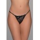 Tanga String Δαντέλα - Μαύρο (007713-Μαύρο)
