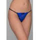 Tanga String Δαντέλα - Μπλε ρουά (007713-Μπλε ρουά)