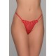 Δαντελένιο Tanga String - Κόκκινο (007718-Κόκκινο)