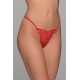 Δαντελένιο Tanga String - Κόκκινο (007718-Κόκκινο)