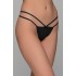 Tanga String Λύκρα - Μαύρο (007719-Μαύρο)