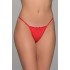 Tanga String  Ύφασμα Ριπ - Κόκκινο (007722-Κόκκινο)