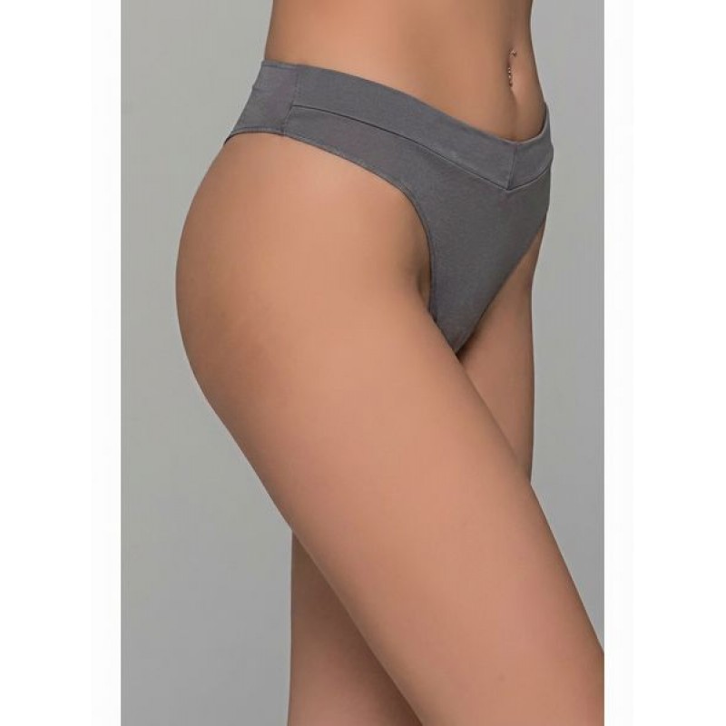 Plus Size String Bamboo - Ανθρακί (PS-7724-Ανθρακί) Plus Size String Bamboo - Ανθρακί (PS-7724-Ανθρακί)