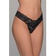 Plus Size String Τούλι και Δαντέλα - Μαύρο-ασημί (007730-Μαύρο-ασημί) Plus Size String Τούλι και Δαντέλα - Μαύρο-ασημί (007730-Μαύρο-ασημί)