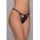 Tanga String Δαντέλα - Μαύρο (007735-Μαύρο)
