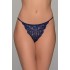 Ψηλόμεσο Tanga String Δαντέλα - Μπλε (007740-Μπλε)