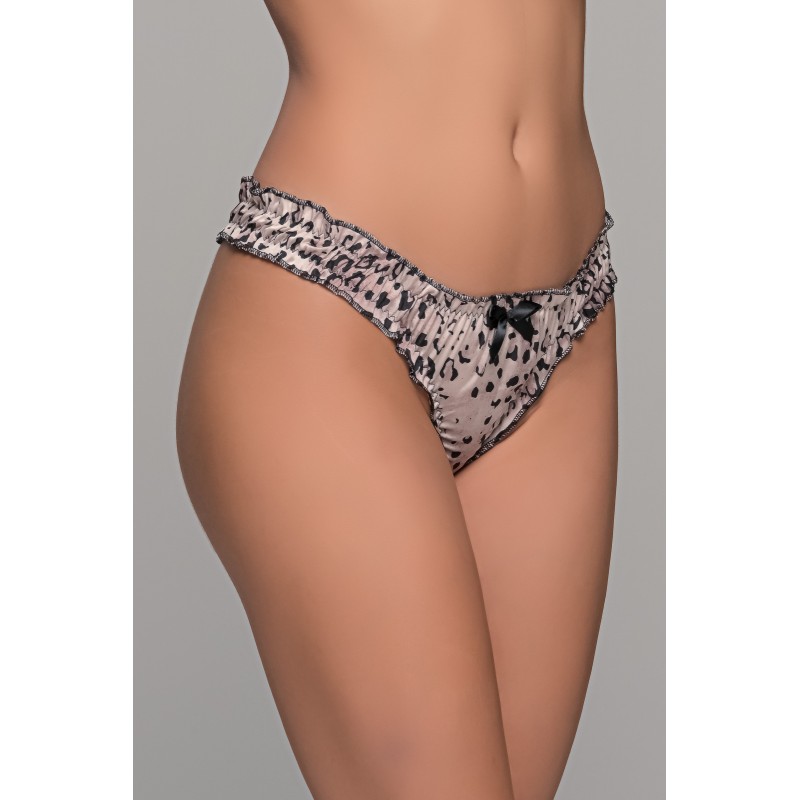 Σατέν String - Animal Print (007748-Animal Print) Σατέν String - Animal Print (007748-Animal Print)