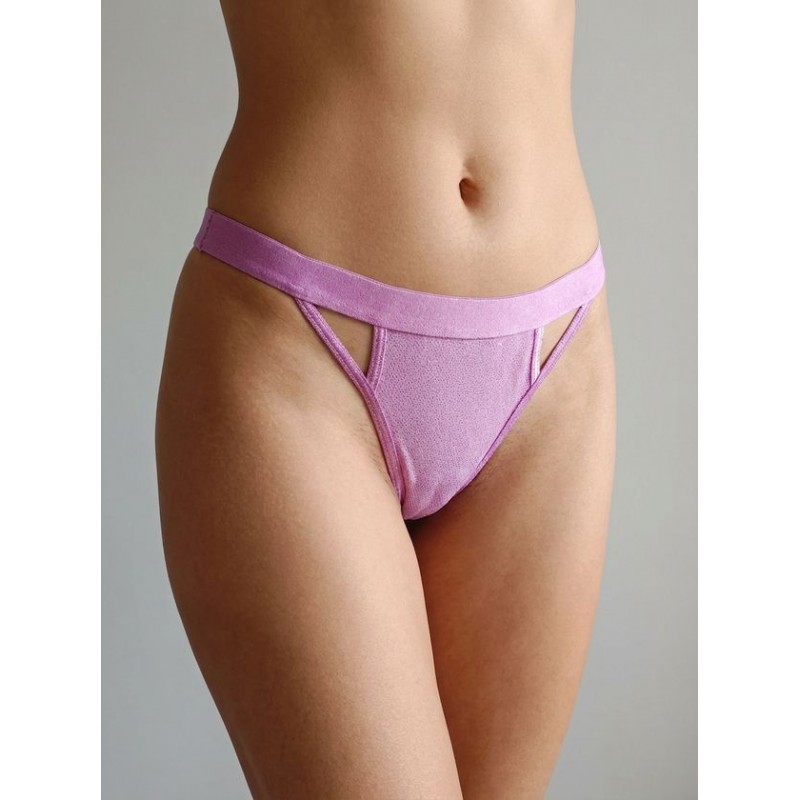 Sexy Σετ Εσωρούχων με Φαρδιά Λάστιχα - Λιλά (009201-Λιλά)