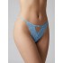 Tanga String Δαντέλα με Στρας- Lilac (007754-Lilac)