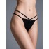 Tanga String Δερματίνη - Μαύρο (007766-Μαύρο)