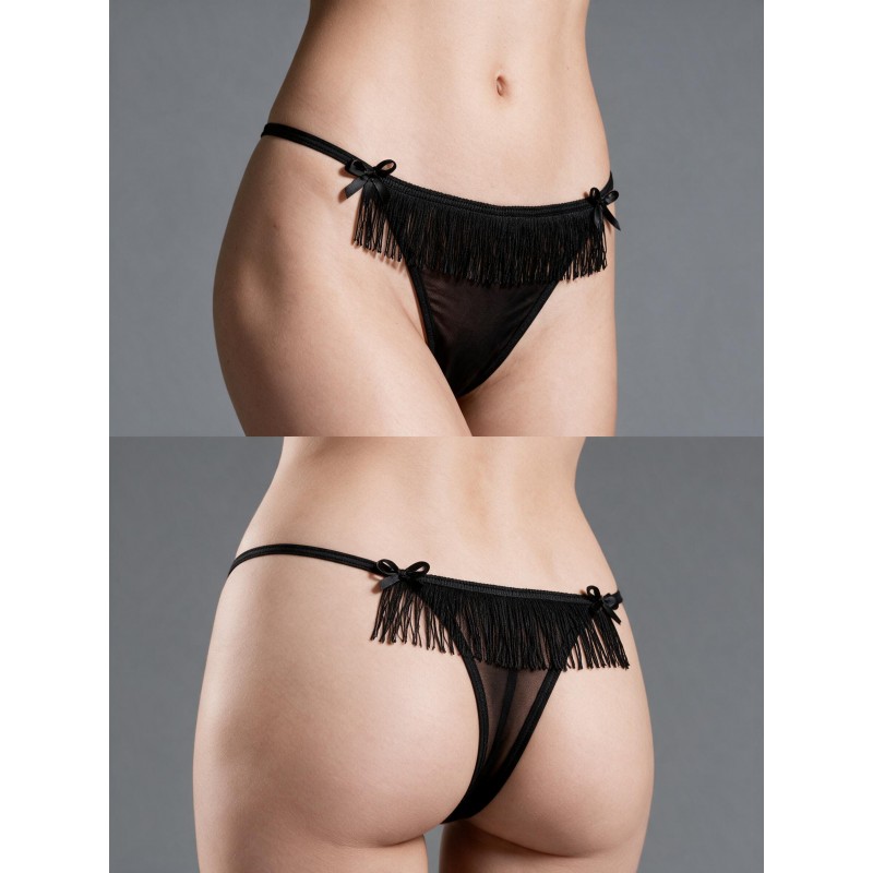 String με Κρόσια - Μαύρο (007767-Μαύρο) String με Κρόσια - Μαύρο (007767-Μαύρο)