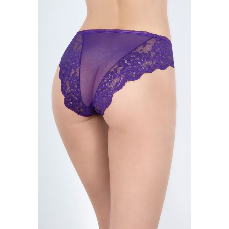 Δαντελένιο Bikini με Τούλι - Μωβ (008233-Μωβ) Δαντελένιο Bikini με Τούλι - Μωβ (008233-Μωβ)