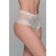 Ψηλόμεσο Δαντελένιο Bikini - Λευκό (008341-Λευκό) Ψηλόμεσο Δαντελένιο Bikini - Λευκό (008341-Λευκό)