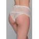 Ψηλόμεσο Δαντελένιο Bikini - Λευκό (008341-Λευκό) Ψηλόμεσο Δαντελένιο Bikini - Λευκό (008341-Λευκό)