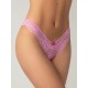 V-cut Brazilian Σλιπ Δαντέλα - Rose pink (008391-Rose pink)