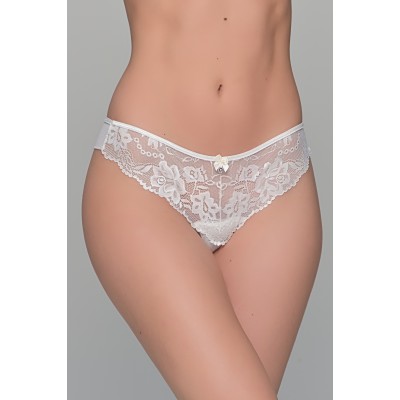 Νυφικό Brazilian Σλιπ Δαντέλα και Τούλι - Ιβουάρ (008452-Ιβουάρ)