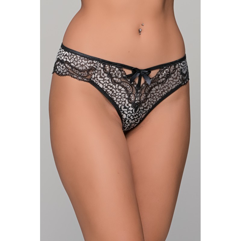 Δαντελένιο Brazilian Slip – Ασημί (008474-Ασημί)