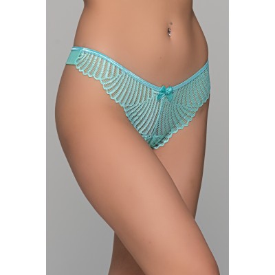 Brazilian Slip με Δαντέλα – Aqua (008484-Aqua)
