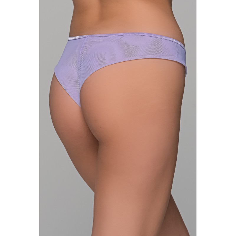 Brazilian Slip με Δαντέλα – Λιλά (008485-Λιλά)