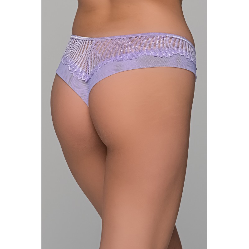 Brazilian Slip με Δαντέλα – Λιλά (008486-Λιλά)
