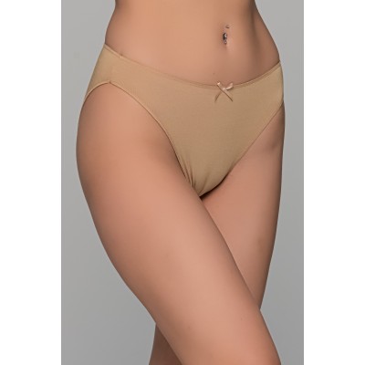 High Leg Σλιπ Bikini Bamboo - Μπεζ (008505-Μπεζ)