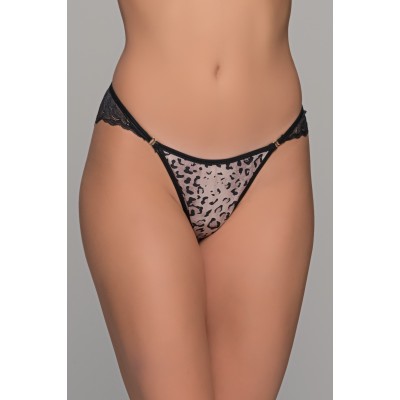 Σλιπ Brazil Δαντέλα και Σατέν – Animal print (008529-Animal print)